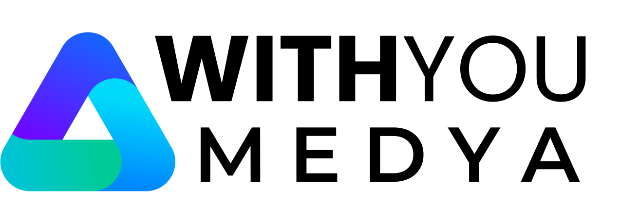 With You Medya Horizontal Logo (Black)